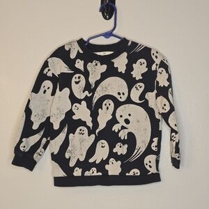 H & M Toddler Spooky Ghost Crewneck Sweatshirt Size 3T
